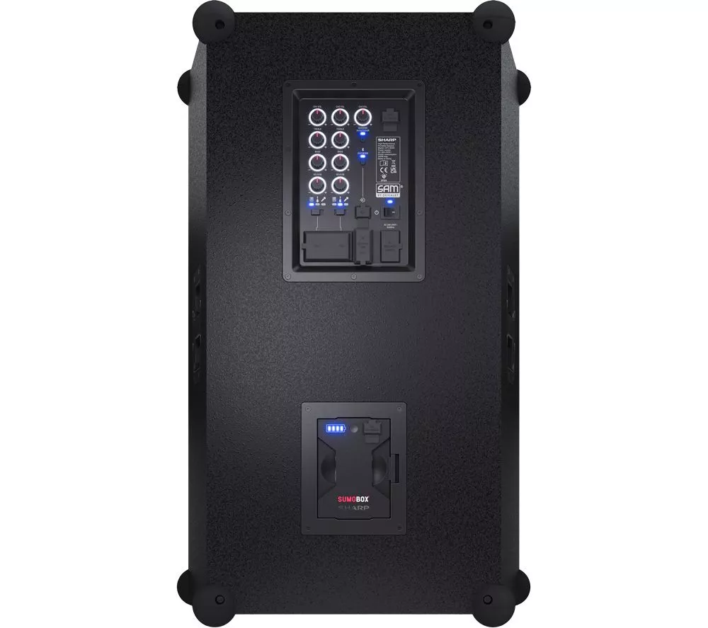 SHARP SumoBox Pro CP-LS200 200 W Portable Bluetooth Speaker - Black