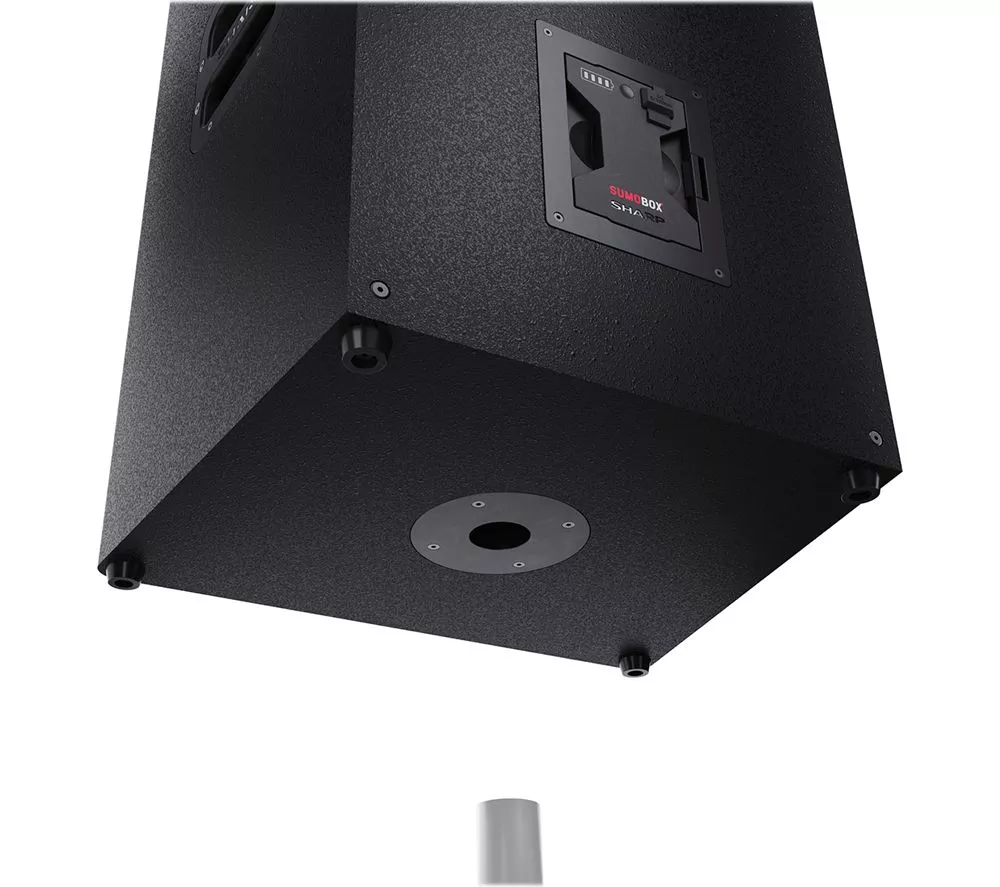 SHARP SumoBox Pro CP-LS200 200 W Portable Bluetooth Speaker - Black