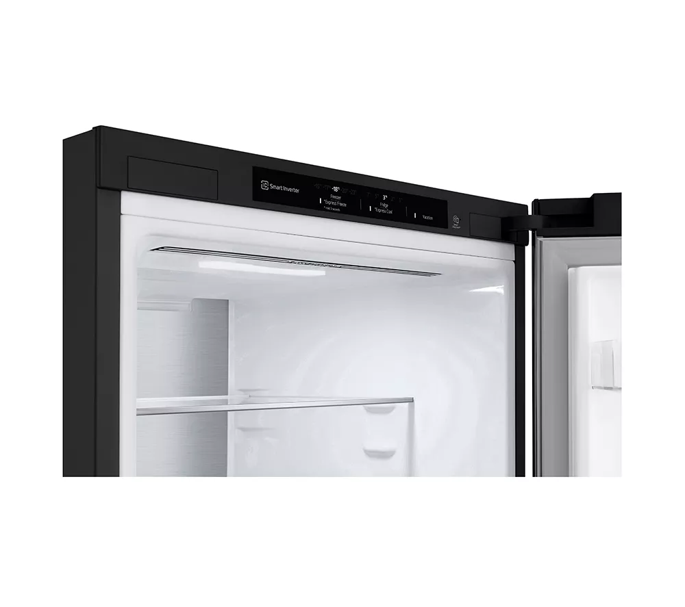 LG NatureFRESH GBV5240CEP 70 30 Fridge Freezer - Black
