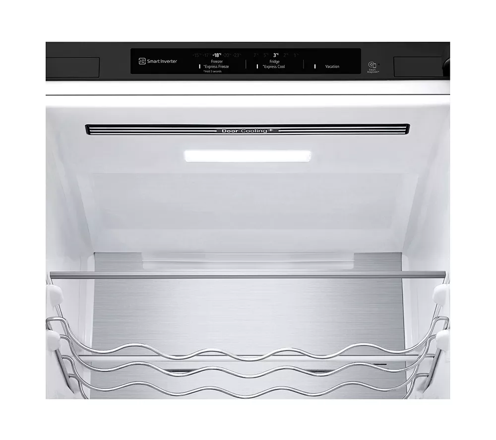 LG NatureFRESH GBV5240CEP 70 30 Fridge Freezer - Black