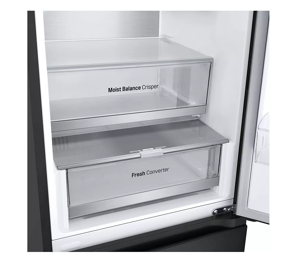 LG NatureFRESH GBV5240CEP 70 30 Fridge Freezer - Black