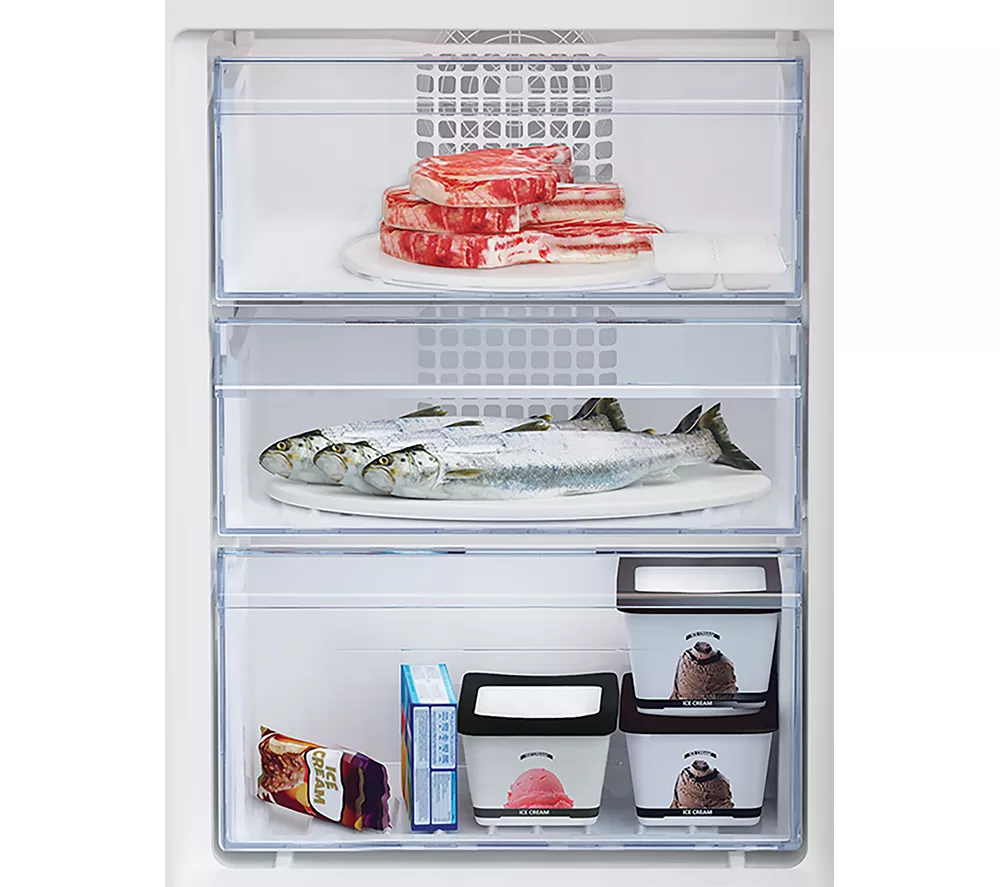 BEKO CFG4552S 50 50 Fridge Freezer - Silver