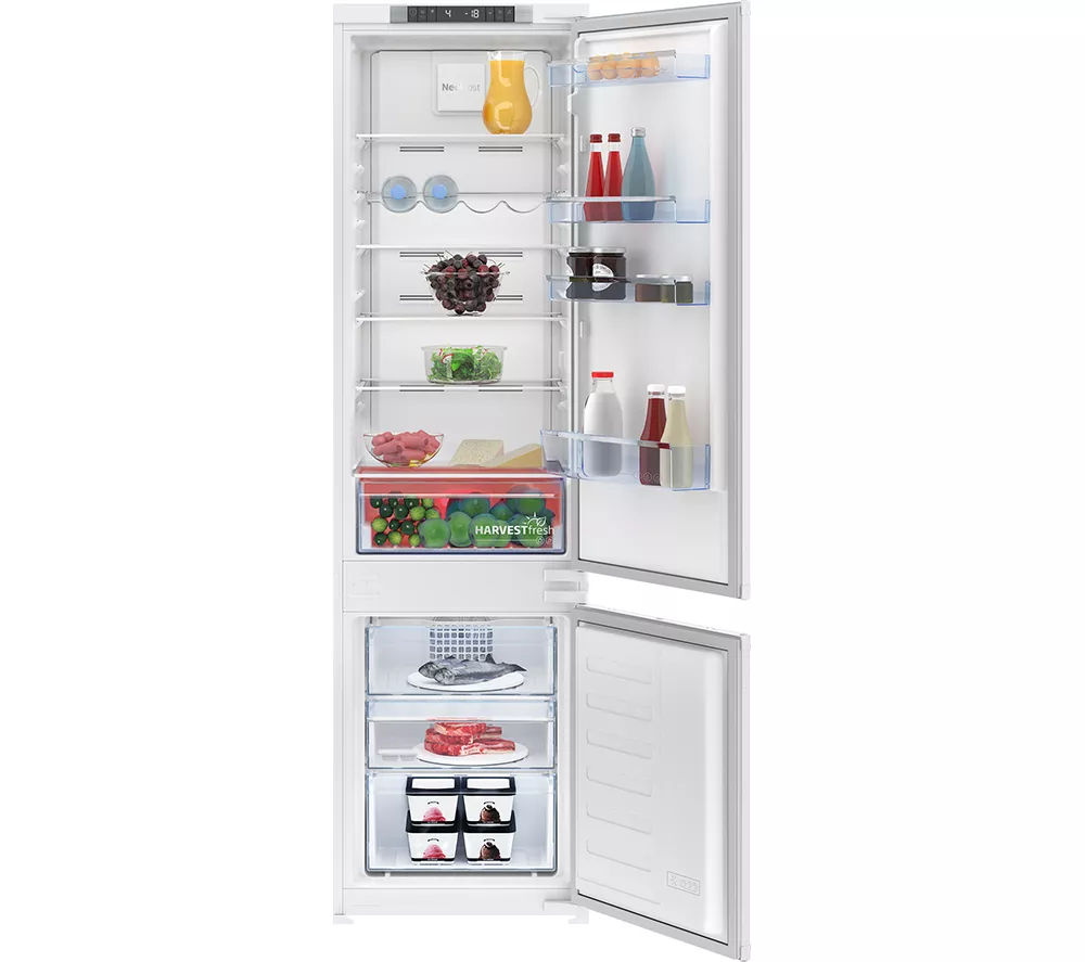 BEKO HarvestFresh BCND4V973 Integrated 70 30 Fridge Freezer - Sliding Hinge