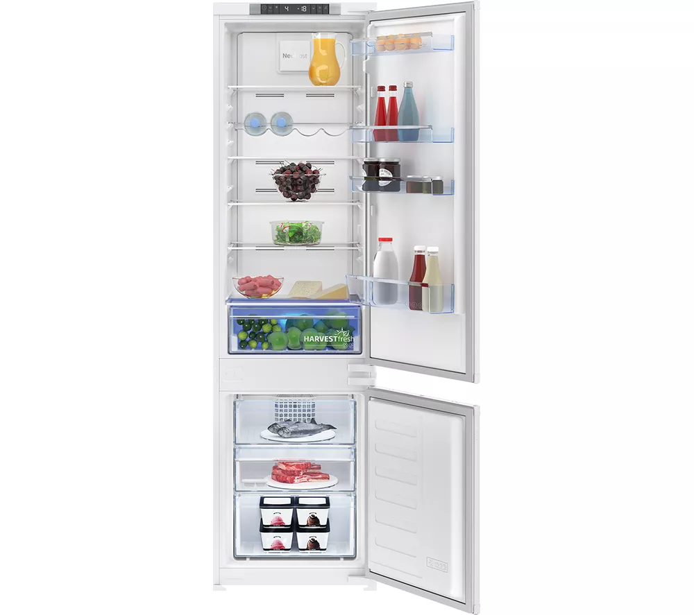 BEKO HarvestFresh BCND4V973 Integrated 70 30 Fridge Freezer - Sliding Hinge