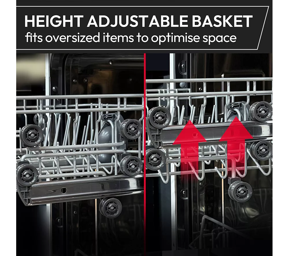 HOOVER HI4C6F0S-80 Full-size Fully Integrated WiFi-enabled Dishwasher