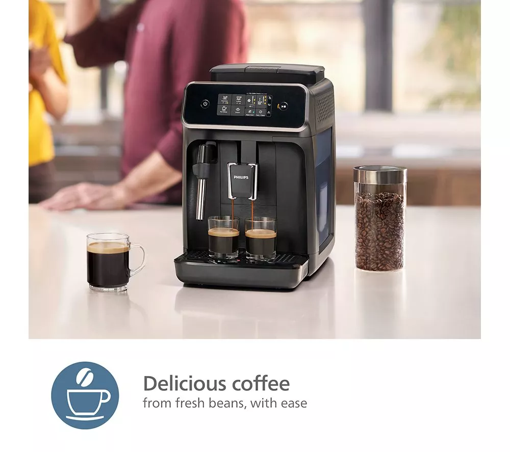 PHILIPS Series 2200 EP2220 10 Bean to Cup Coffee Machine - Black