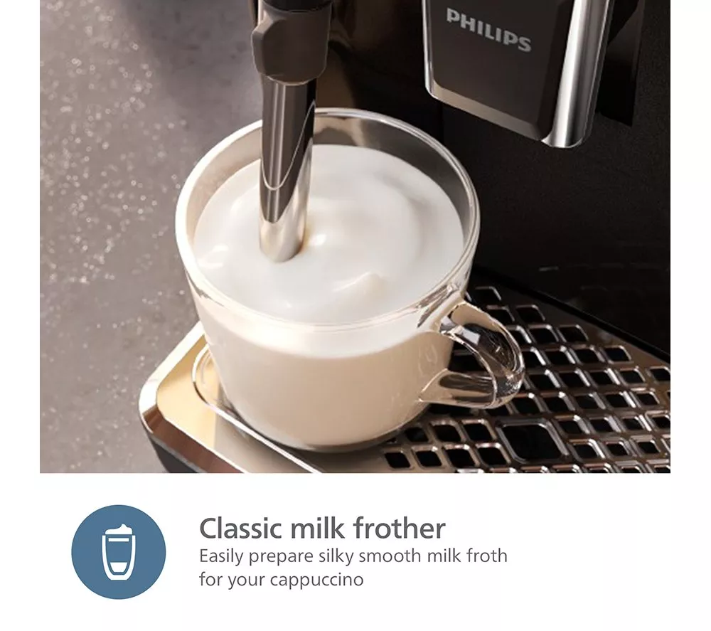 PHILIPS Series 2200 EP2220 10 Bean to Cup Coffee Machine - Black