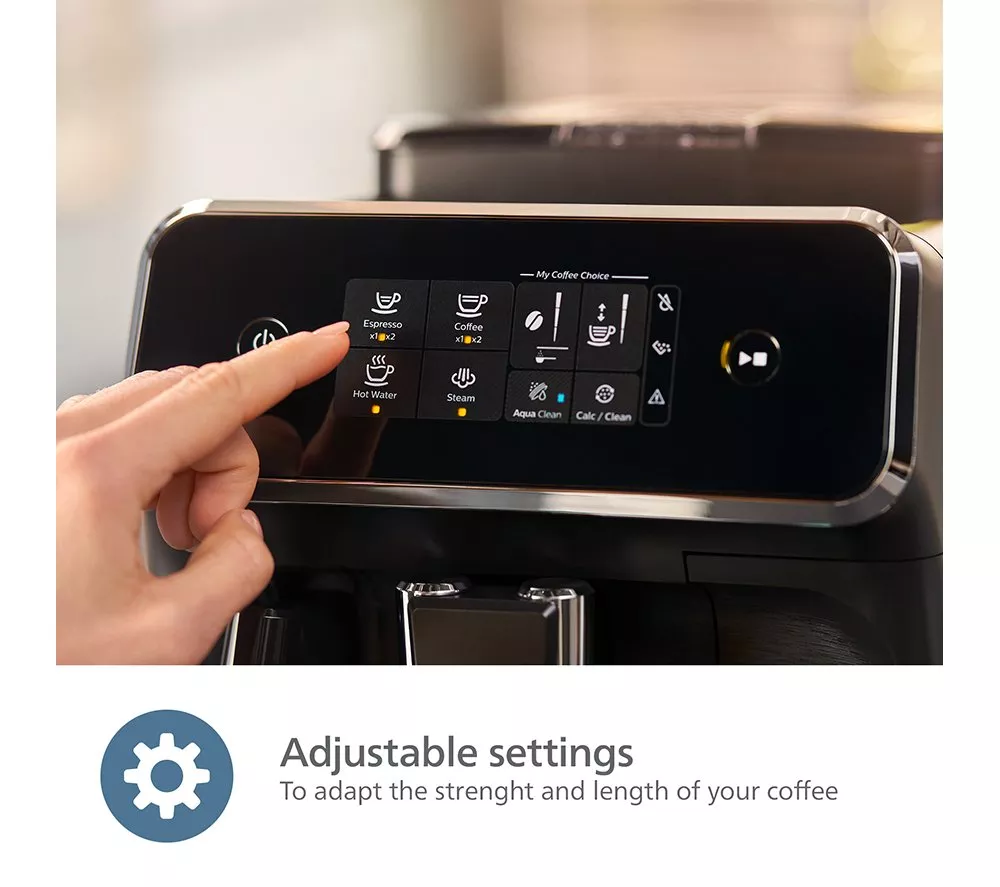 PHILIPS Series 2200 EP2220 10 Bean to Cup Coffee Machine - Black
