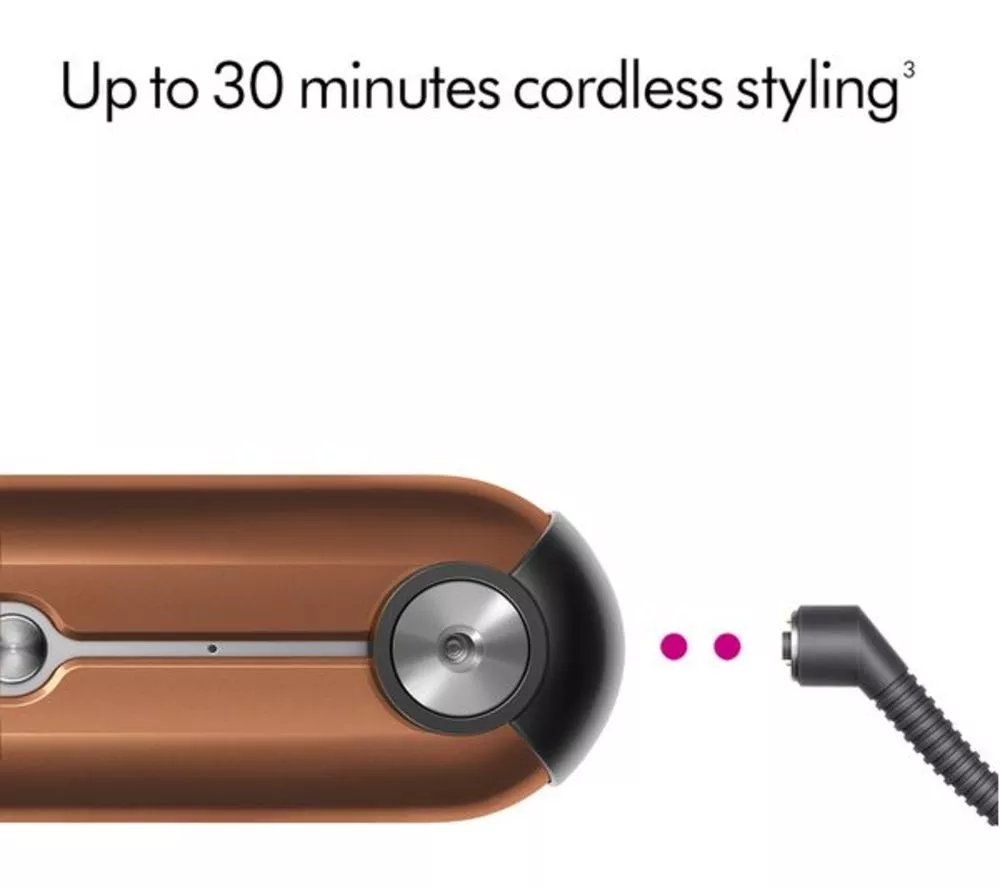 DYSON Corrale Hair Straightener - Bright Copper & Bright Nickel