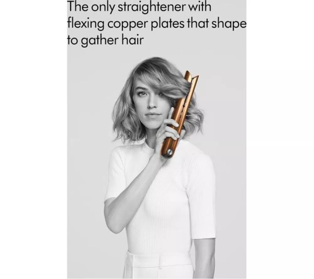 DYSON Corrale Hair Straightener - Bright Copper & Bright Nickel