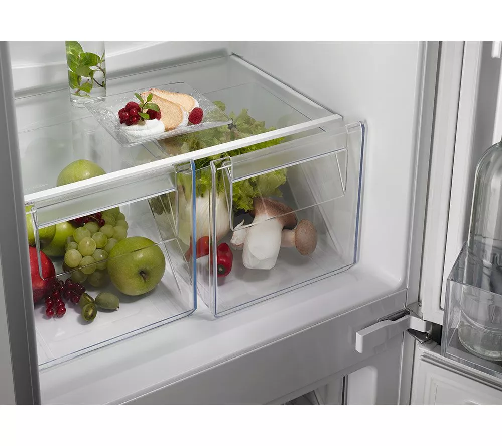 AEG TwinTech OSC6N181ES 6000 Integrated 70 30 Fridge Freezer - Sliding Hinge