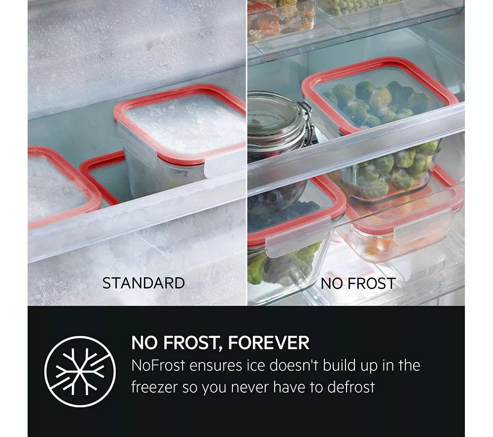 AEG TwinTech OSC6N181ES 6000 Integrated 70 30 Fridge Freezer - Sliding Hinge