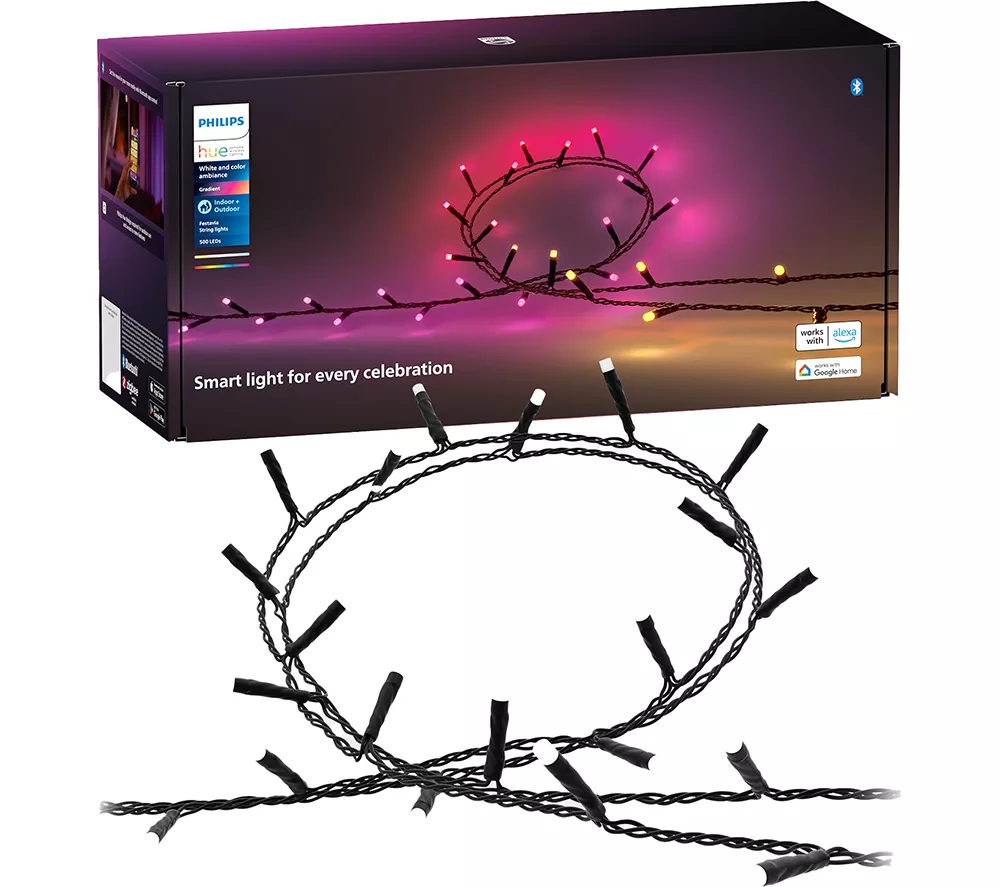 PHILIPS HUE Festavia Smart LED Colour String Lights - 500 mini LEDs 40 m