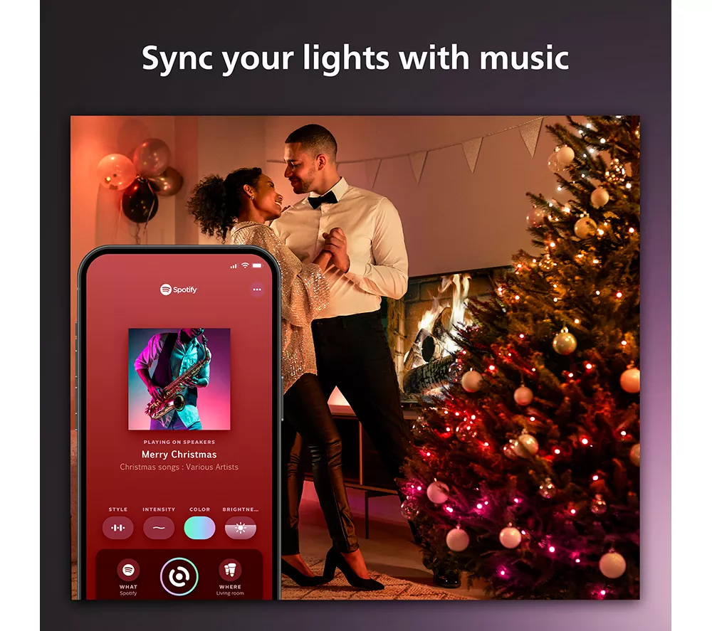 PHILIPS HUE Festavia Smart LED Colour String Lights - 500 mini LEDs 40 m