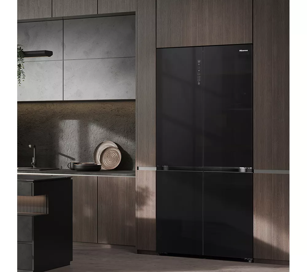 HISENSE RQ768N4GBE Fridge Freezer - Black