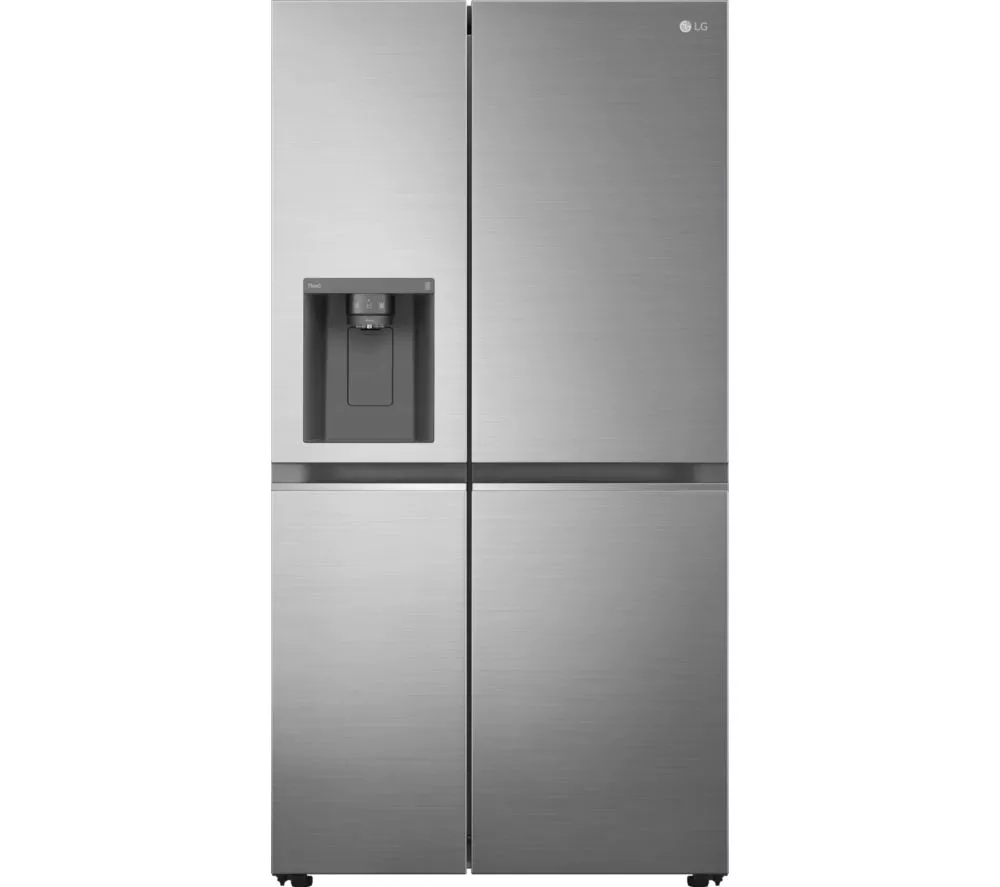 LG UVNano GSLD80PZRD American-Style Smart Fridge Freezer - Shiny Steel