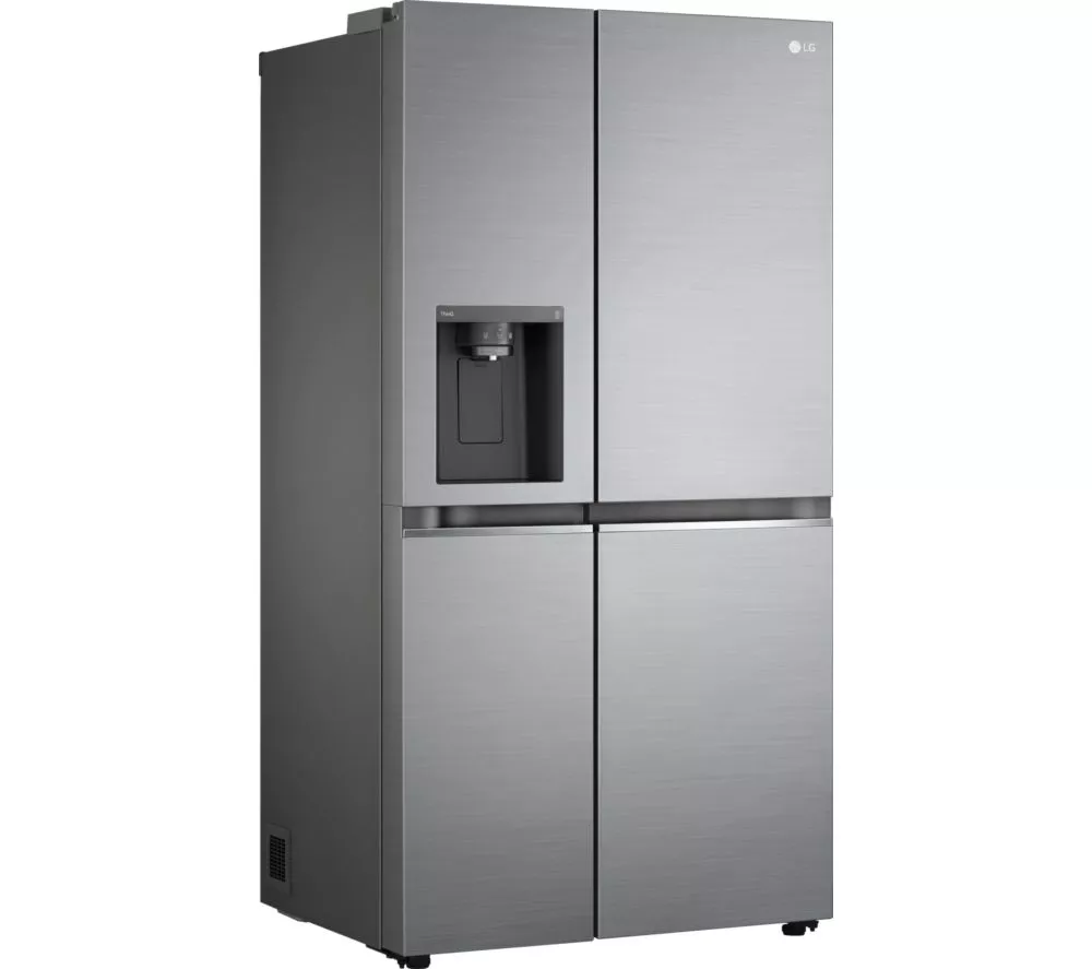 LG UVNano GSLD80PZRD American-Style Smart Fridge Freezer - Shiny Steel