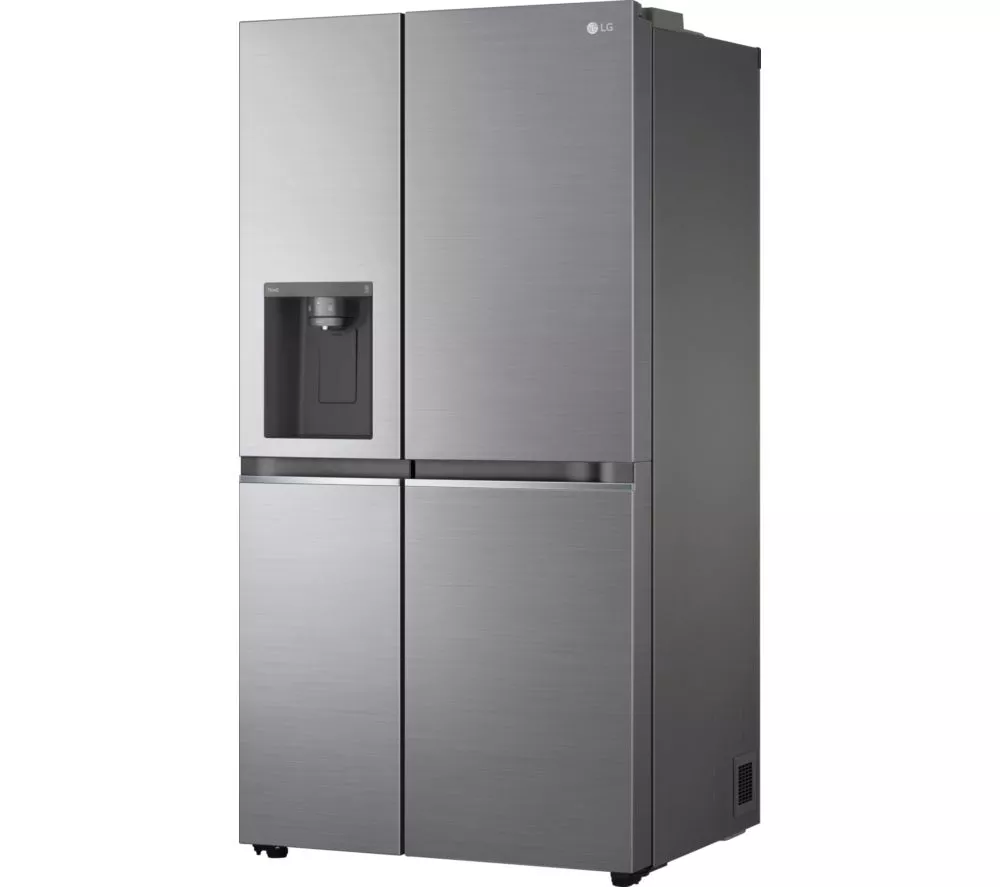 LG UVNano GSLD80PZRD American-Style Smart Fridge Freezer - Shiny Steel