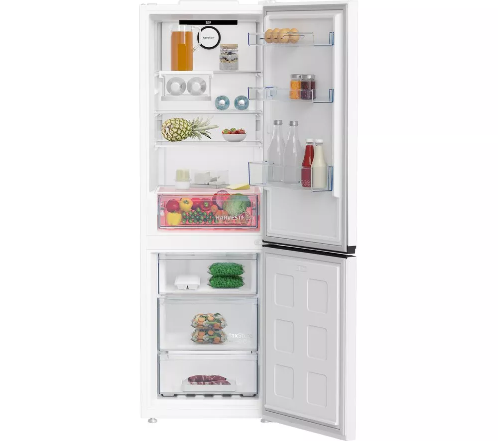 BEKO HarvestFresh CNG6686VW 60 40 Fridge Freezer - White