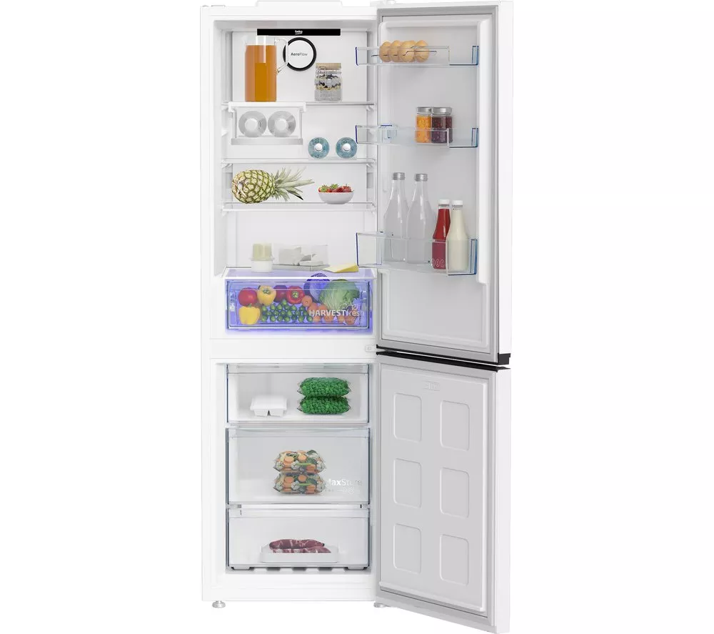 BEKO HarvestFresh CNG6686VW 60 40 Fridge Freezer - White