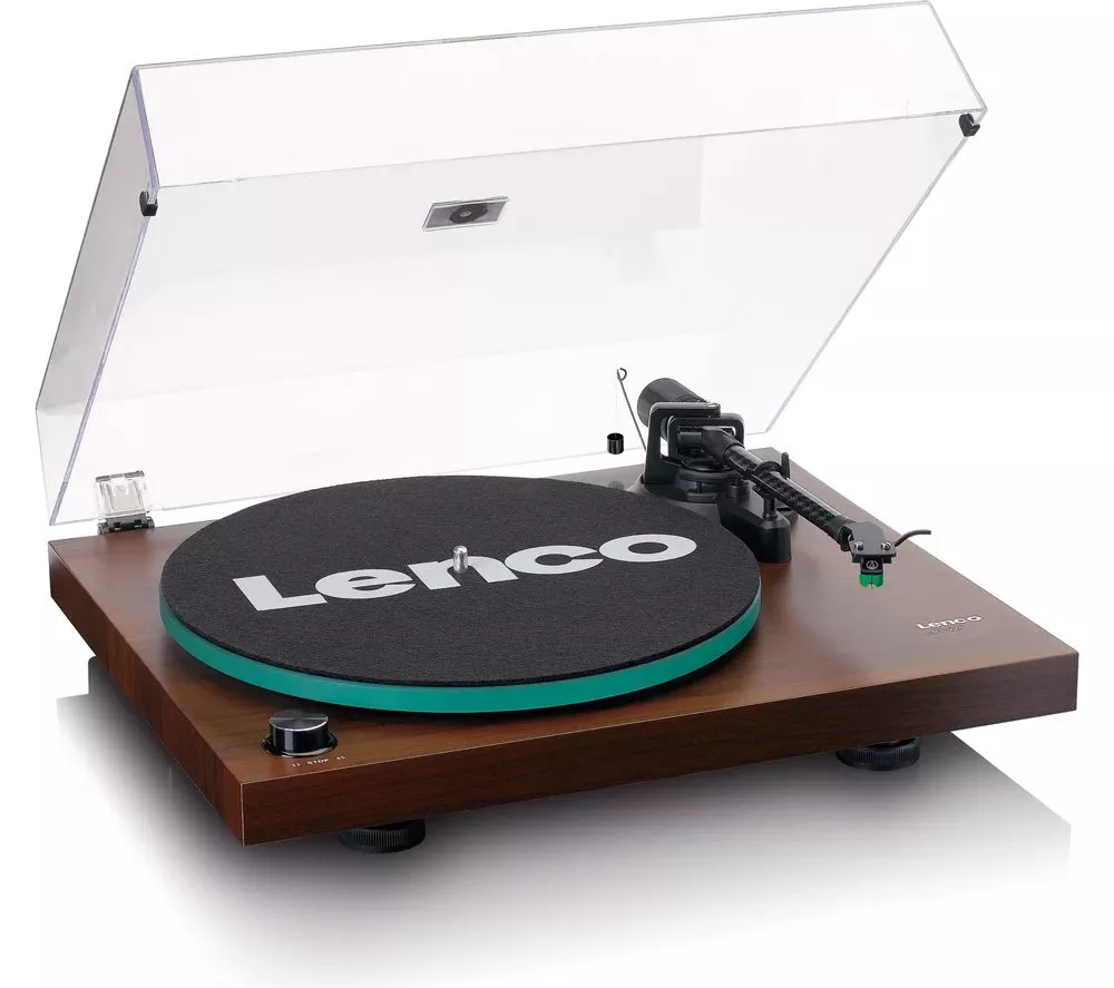 LENCO LBT-225 Belt Drive Bluetooth Turntable - Walnut
