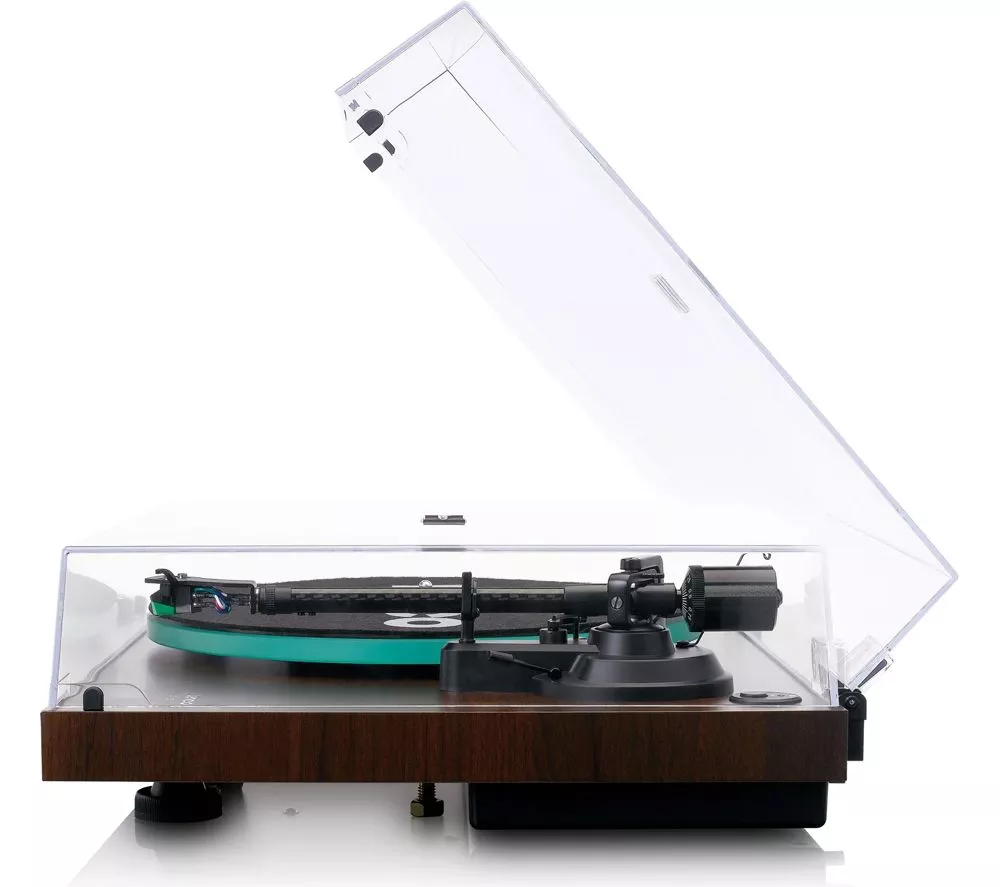 LENCO LBT-225 Belt Drive Bluetooth Turntable - Walnut