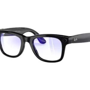 RAY-BAN Meta Wayfarer (Standard) Smart Glasses - Shiny Black  Clear