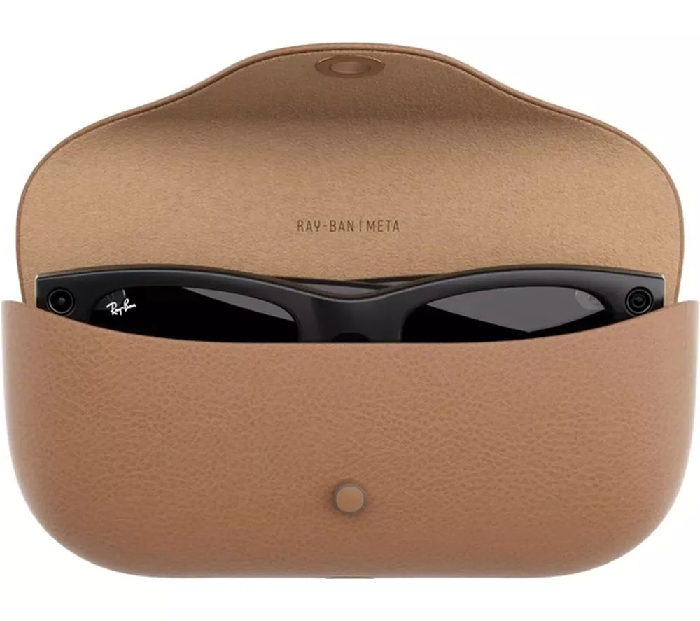 RAY-BAN Meta Wayfarer (Standard) Smart Glasses - Shiny Black Clear