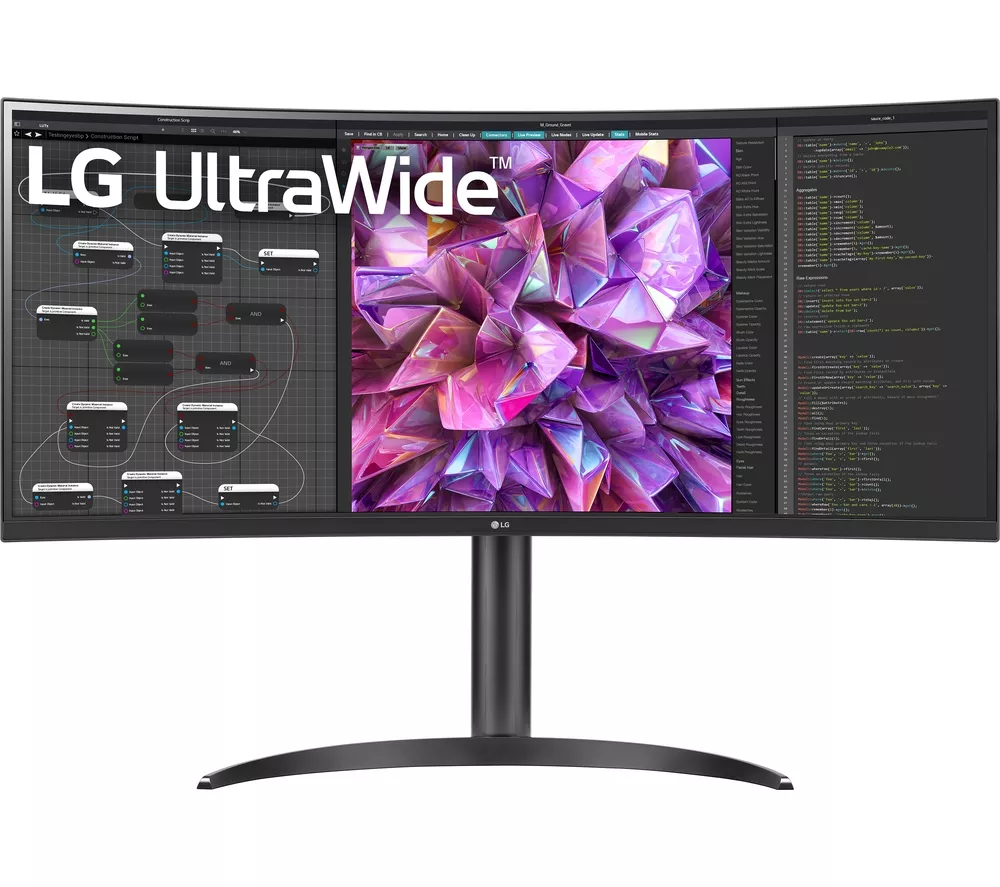 LG UltraWide 34WQ75C-B.AEK Quad HD 34" Curved IPS LCD Monitor - Black