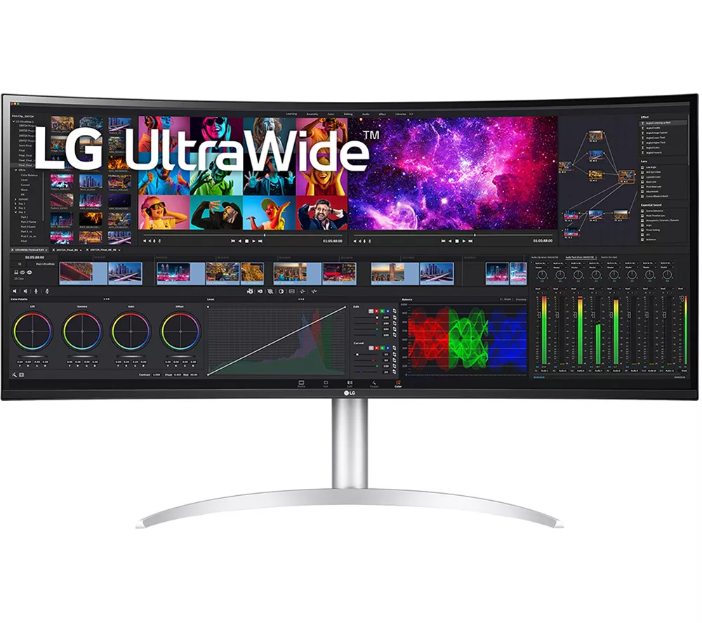 LG UltraWide 40WP95CP-W.AEK 4K Ultra HD 39.7" Curved Nano IPS LCD Monitor - Black