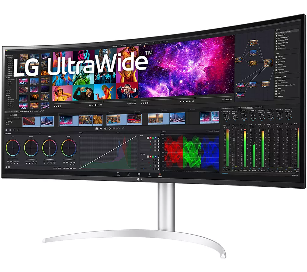 LG UltraWide 40WP95CP-W.AEK 4K Ultra HD 39.7" Curved Nano IPS LCD Monitor - Black
