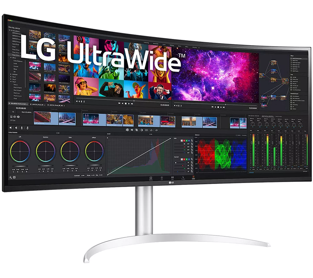 LG UltraWide 40WP95CP-W.AEK 4K Ultra HD 39.7" Curved Nano IPS LCD Monitor - Black