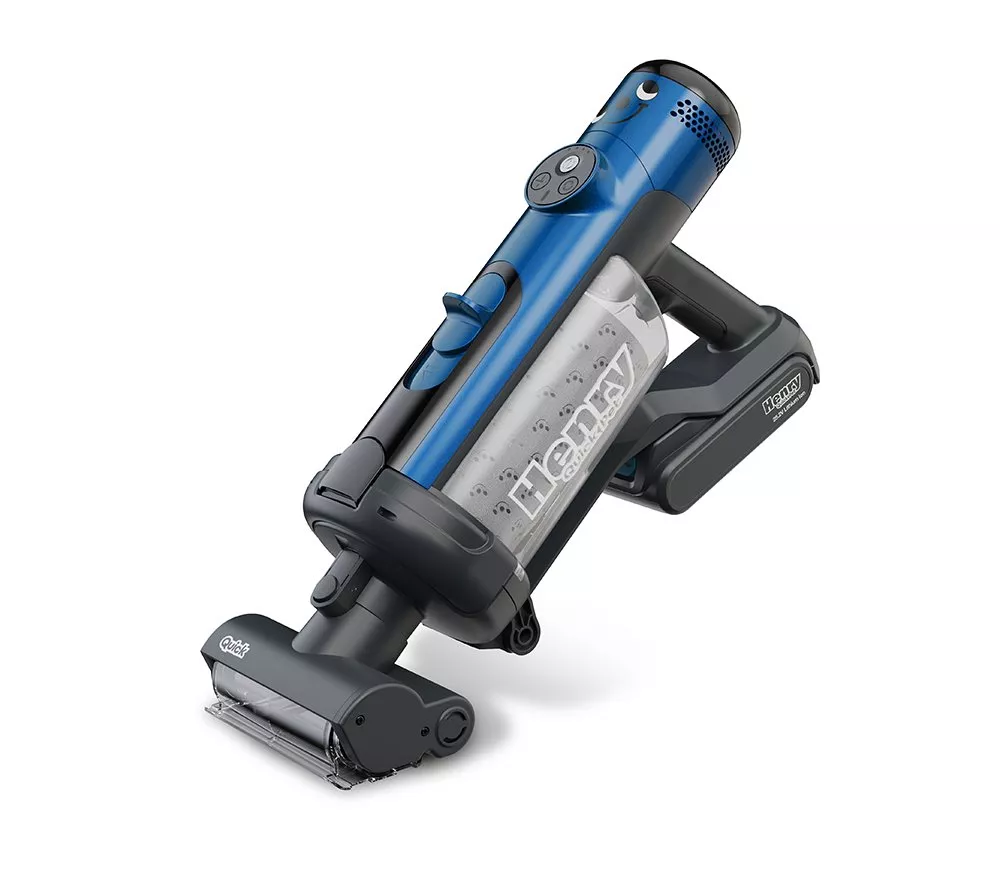 NUMATIC Henry Quick Pet Cordless Vacuum Cleaner - Blue