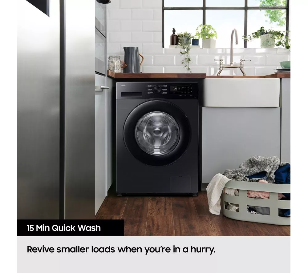 SAMSUNG Series 5 AI Energy WW80CGC04DABEU8 WiFi-enabled 8 kg 1400 Spin Washing Machine - Black