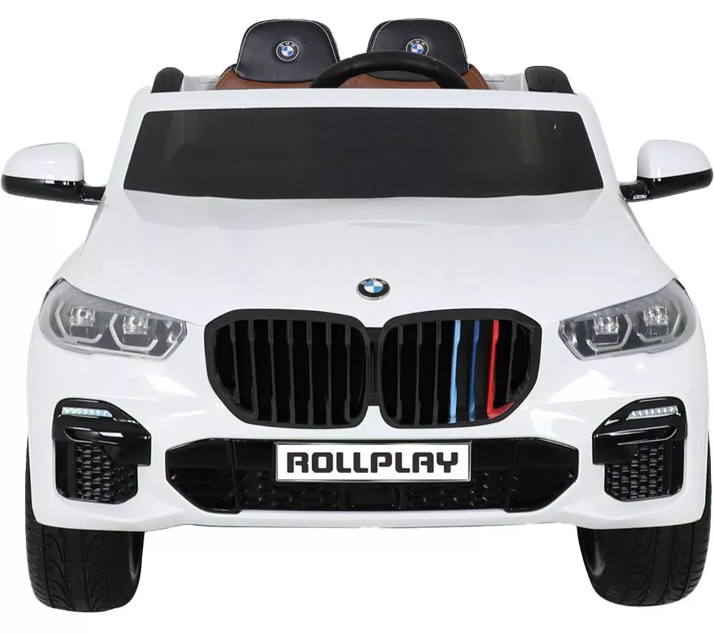 ROLLPLAY BMW X5M Premium 12 Volt Kids Electric Ride-On Toy - White