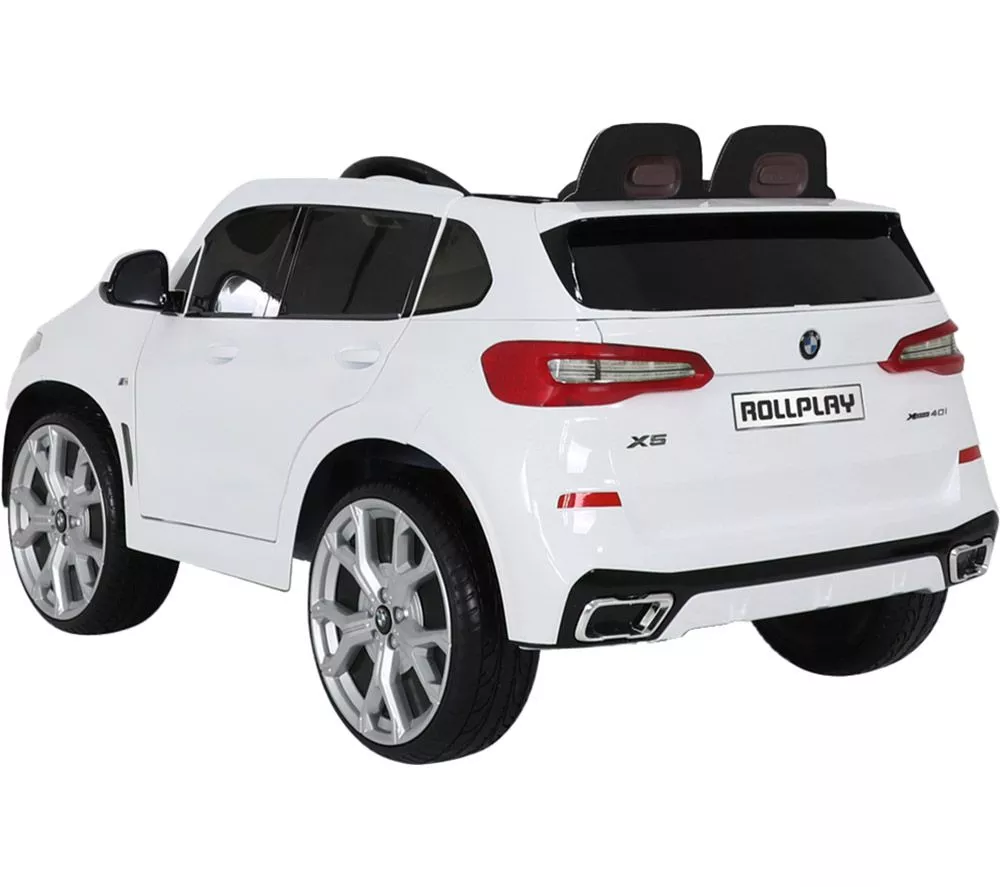 ROLLPLAY BMW X5M Premium 12 Volt Kids Electric Ride-On Toy - White