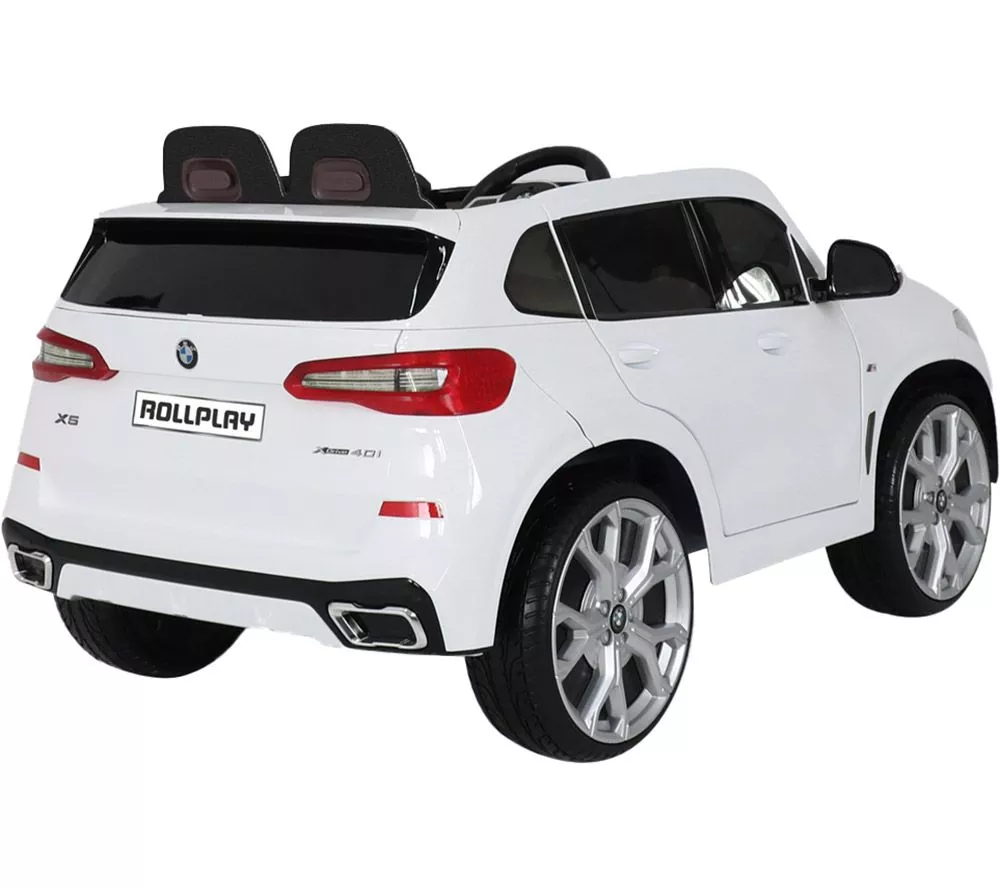 ROLLPLAY BMW X5M Premium 12 Volt Kids Electric Ride-On Toy - White