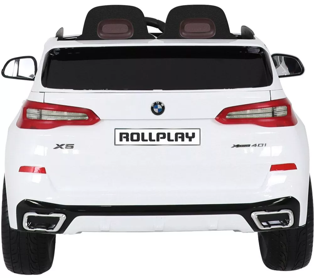 ROLLPLAY BMW X5M Premium 12 Volt Kids Electric Ride-On Toy - White