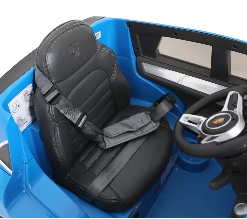 ROLLPLAY Porsche Macan 12 Volt Kids Electric Ride-On Toy - Blue