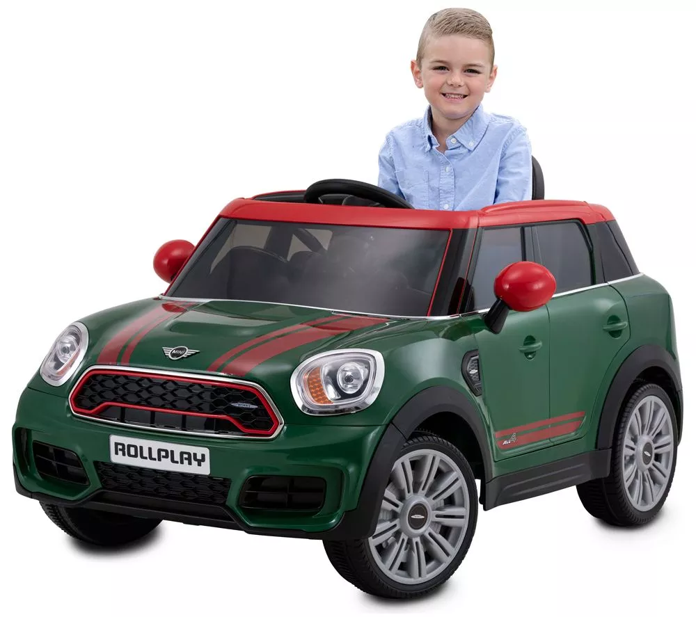 ROLLPLAY Mini Countryman Kids Electric Ride-On Car - Green