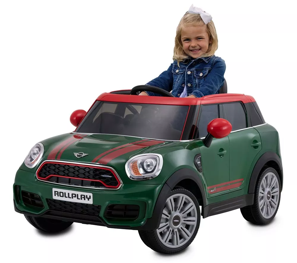 ROLLPLAY Mini Countryman Kids Electric Ride-On Car - Green
