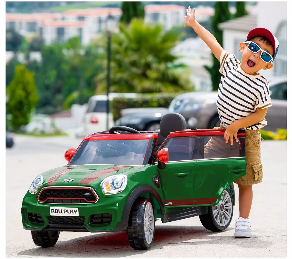 ROLLPLAY Mini Countryman Kids Electric Ride-On Car - Green