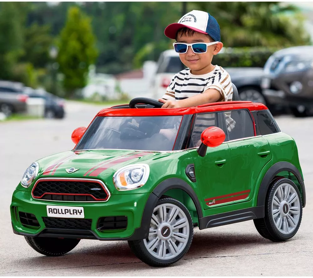 ROLLPLAY Mini Countryman Kids Electric Ride-On Car - Green