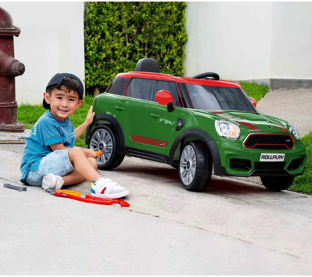 ROLLPLAY Mini Countryman Kids Electric Ride-On Car - Green
