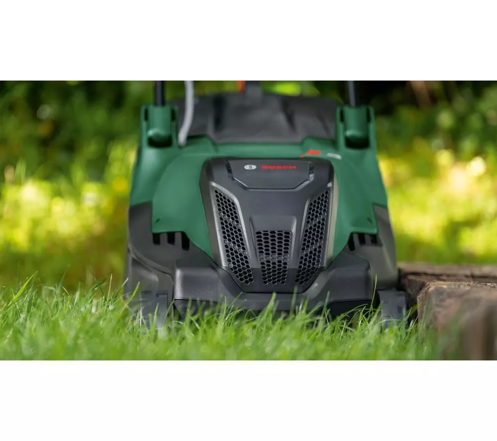 BOSCH AdvancedRotak 650 Corded Rotary Lawn Mower - Black & Green