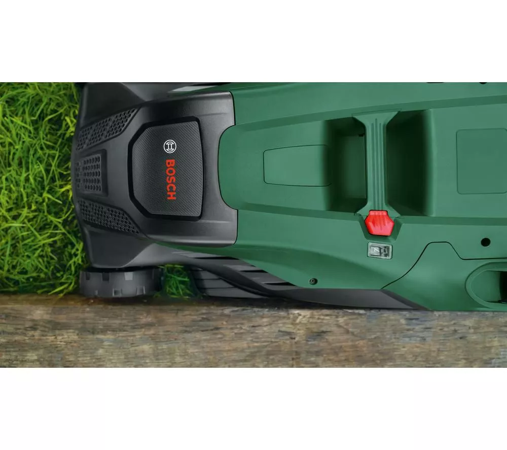 BOSCH AdvancedRotak 650 Corded Rotary Lawn Mower - Black & Green