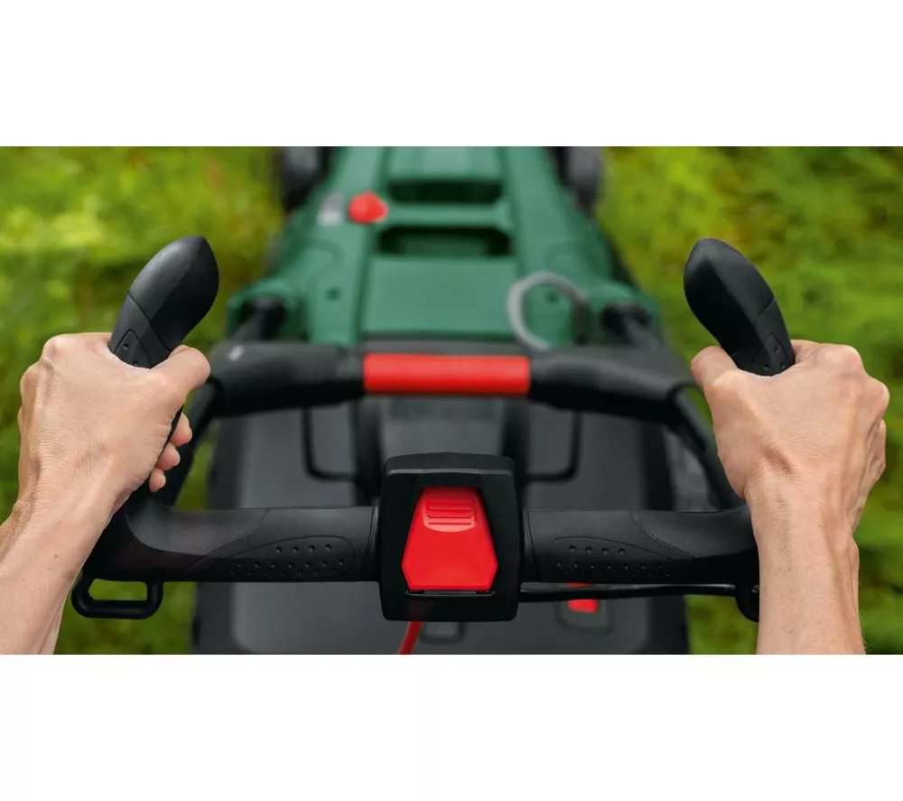 BOSCH AdvancedRotak 650 Corded Rotary Lawn Mower - Black & Green