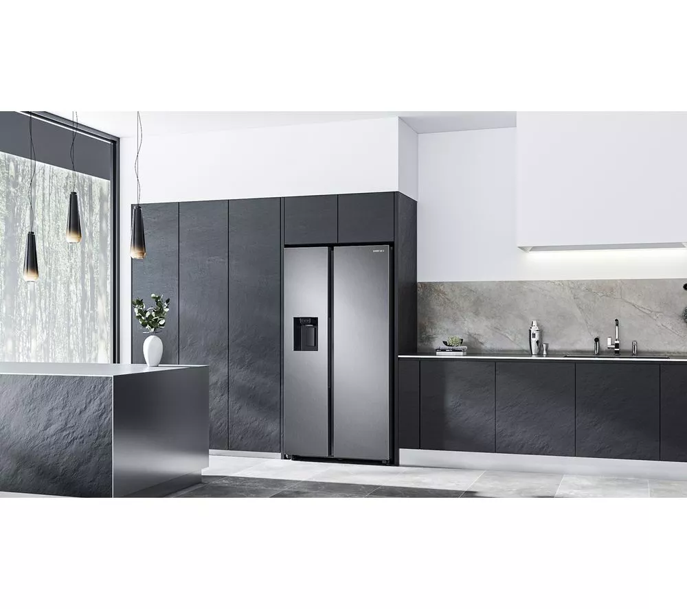 SAMSUNG Series 7 SpaceMax RS68CG883DB1EU American-Style Smart Fridge Freezer - Black