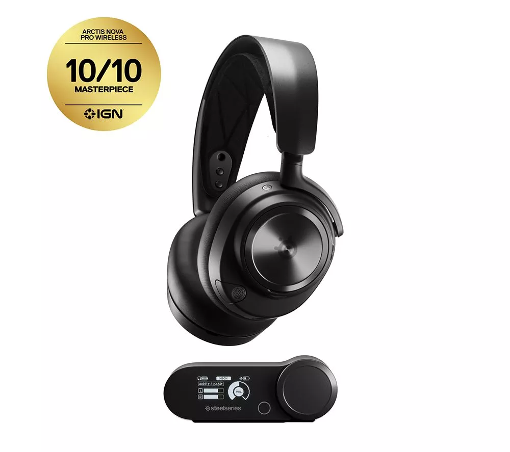 STEELSERIES Arctis Nova Pro Wireless PS 7.1 Gaming Headset - Black