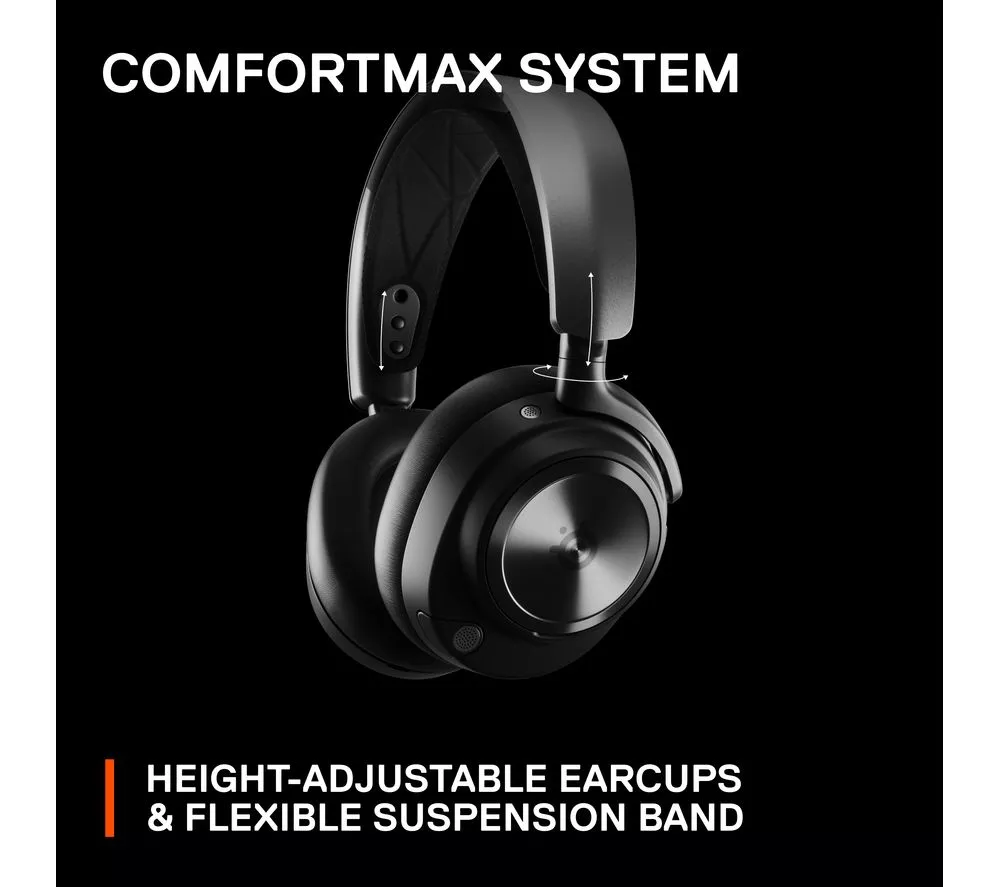 STEELSERIES Arctis Nova Pro Wireless PS 7.1 Gaming Headset - Black
